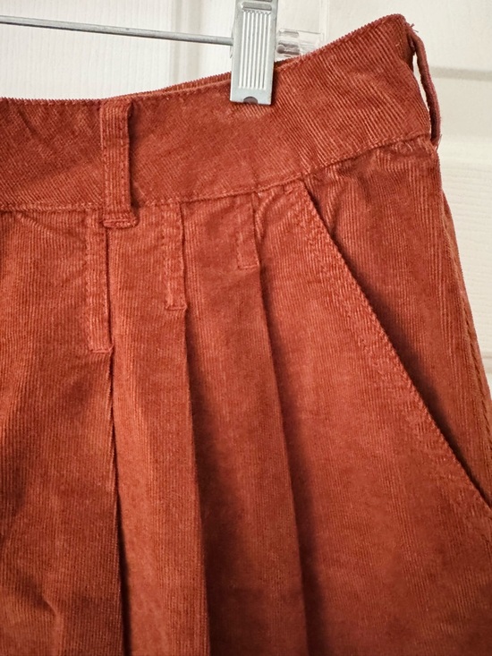 Anthropologie Pilcro Corduroy Pleated Skirty Shorts, Size 30 - Picture 7 of 14